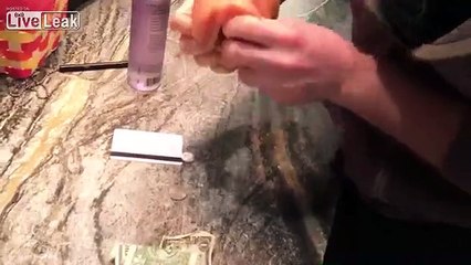 Fleshlight as wallet.. money no good.