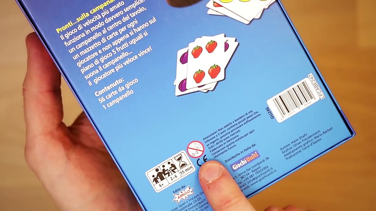 SFIDA ad HALLI GALLI: il GIOCO di CARTE della FRUTTA gameplay