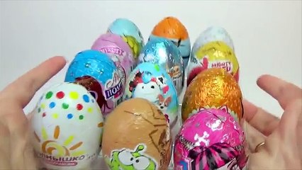 12 разных сюрпризов! Монстр Хай, Энгри бердс, Солнышко в ладошках, Ам Ням, Киндер и др.