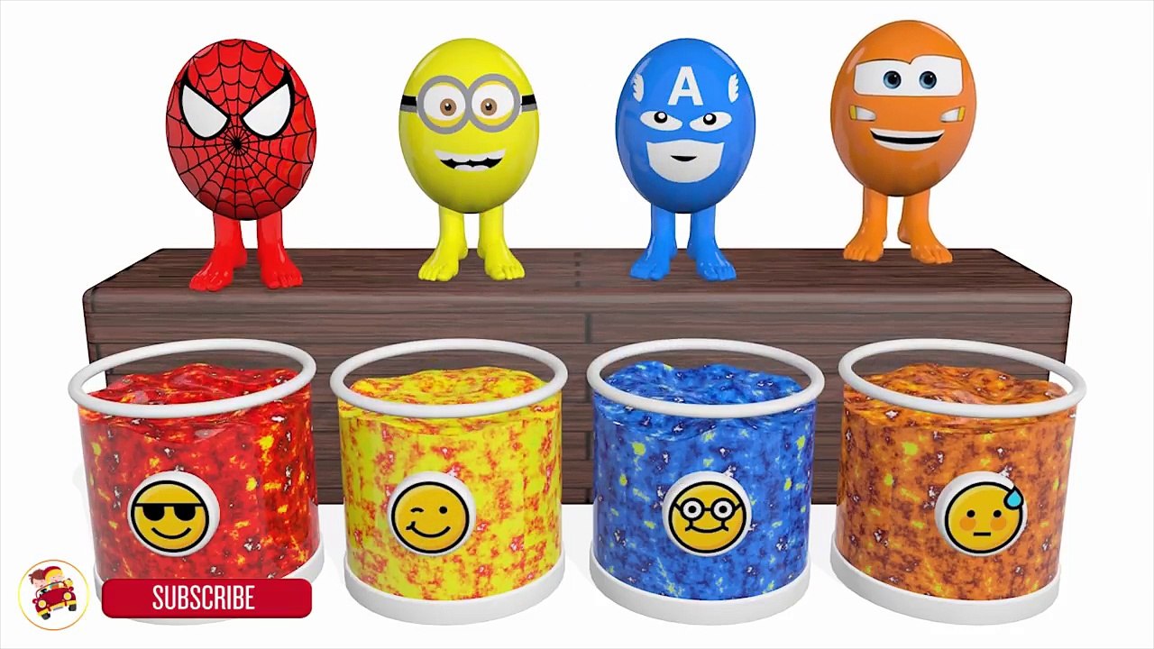 Colors for Children With Surprise Eggs Foot Painting Finger Family Nursery Rhymes