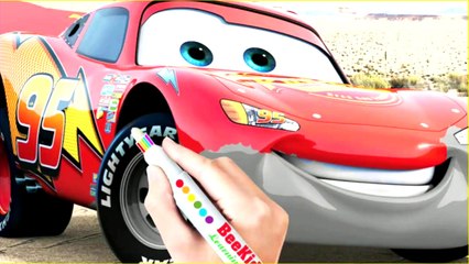 Cars 3 Lightning McQueen Memorable Moments Coloring Book Pages Video For Children