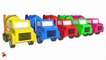 Learn Colors With Surprise Eggs Concrete Mixer Truck for Kids - Vehicles Cartoons for Children