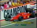 Gran Premio d'Ungheria 1987: Ritiri di Berger, Johansson, T. Fabi e Campos