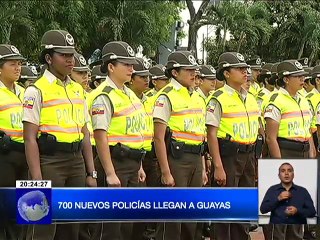 Más policías para seguridad en Guayaquil