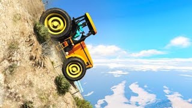 KWEBBELKOP-EXTREMELY DANGEROUS TRACTOR RACE! (GTA 5 Races)