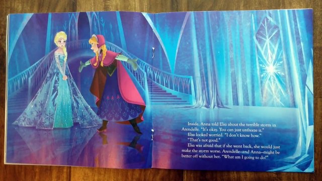 Disney FROZEN Read Aloud Along Story Book for Children Kids Real Voices and Sound Effects