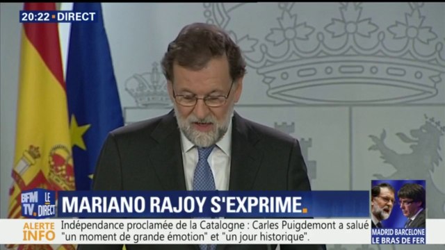 Catalogne: Rajoy dénonce le vol d'une partie du territoire aux Espagnols