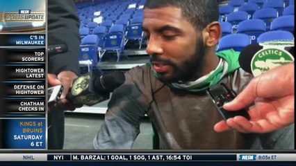 Kyrie Irving On The Bucks Court At The Mecca
