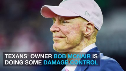 Texans owner Bob McNair apologizes for 'inmates' comment on NFL players