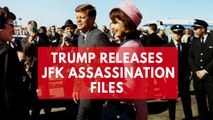 Donald Trump declassifies some but not all files on John F Kennedy's assassination