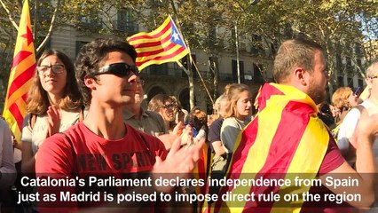 Catalan parliament declares independence from Spain
