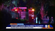 Mother Forced to Drop Kids from Window During Apartment Fire