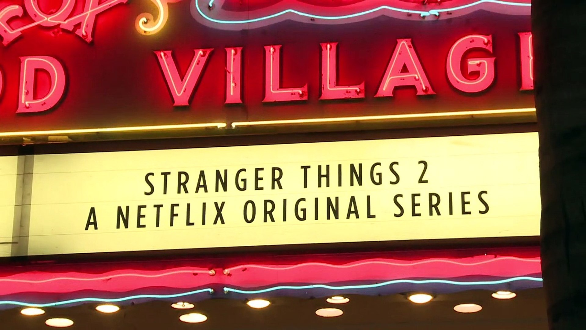 Premiere Of Season 2 Of Hit Netflix Show Stranger Things Video