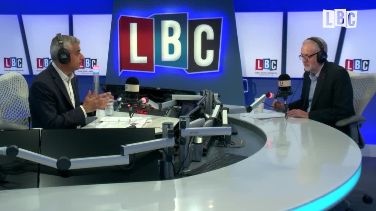 The Sadiq Khan And Jeremy Corbyn Phone-In: Watch In Full
