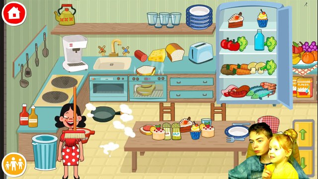 СМЕШНОЕ ВИДЕО ДЛЯ ДЕТЕЙ Семейная игра как мультик Pepi House поиграем в семью