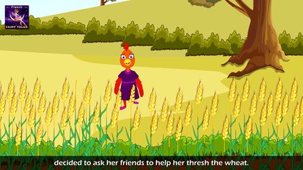 La Petite Poule Rousse - Histoire pour Enfants - Contes de Fée - Dessin Animé - French Fairy Tales