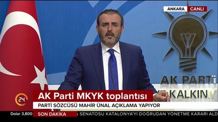 AK Parti MKYK toplantısı