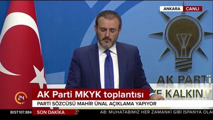 AK Parti MKYK toplantısı