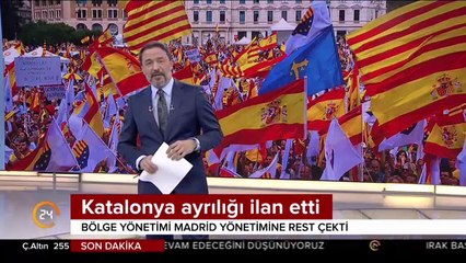 Katalonya ayrılığı ilan etti