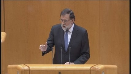 Rajoy culpa a Puigdemont de la activación del artículo 155: "Él y sólo él"