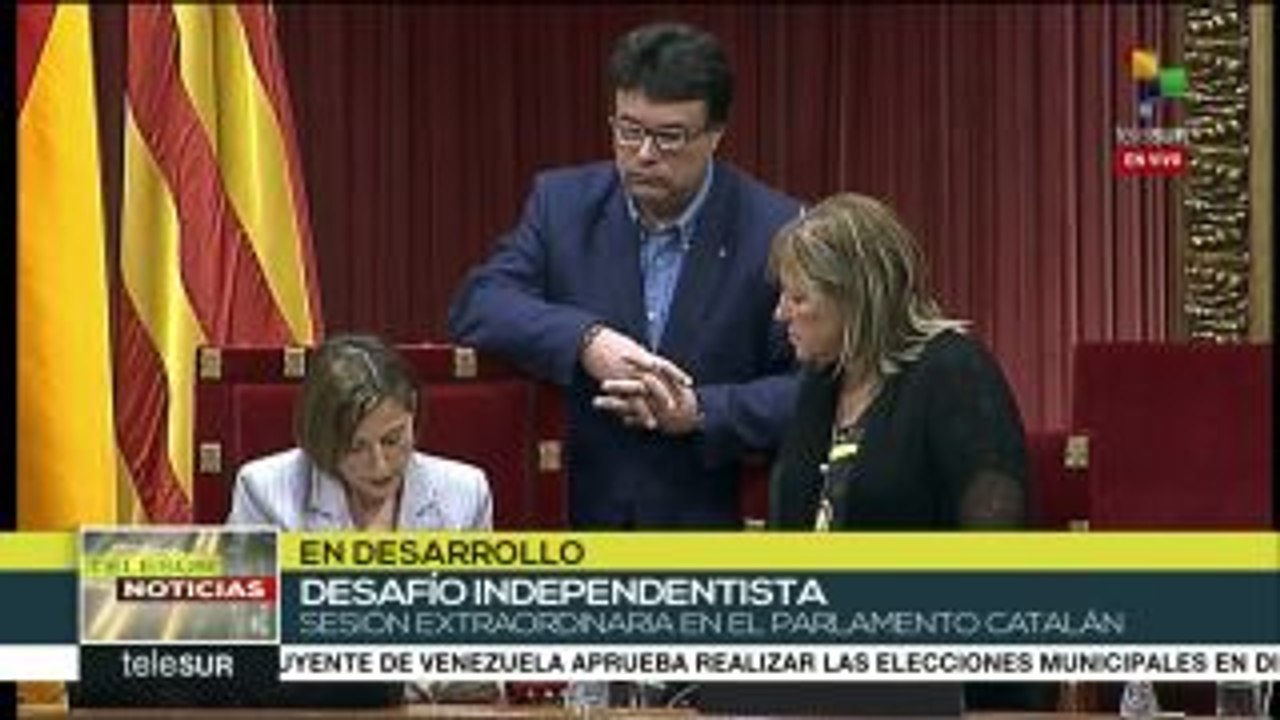 Cataluña: Parlamento catalán aprueba independencia de España