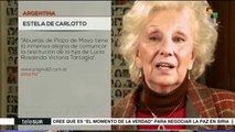 Argentina: Abuela de Plaza de Mayo localizan a nieta 125