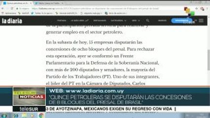 Brasil: Temer continúa con plan privatizador de bloques petroleros