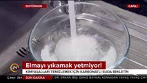 Elmayı temizlemek için yıkamak yetmiyor!