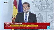 Indépendance de la Catalogne : Mariano Rajoy destitue le président catalan Carles Puigdemont et dissout le Parlement de Barcelone