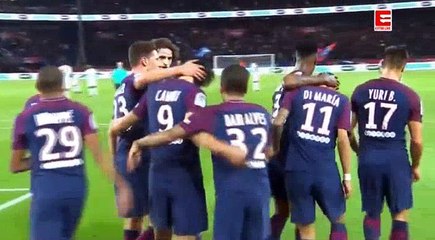 Edinson Cavani  Goal HD - Paris SG	2-0	Nice 27.10.2017