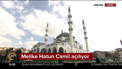 Melike Hatun Camii açılıyor