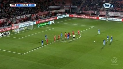 Hicham Faik GOAL HD - Twente-1-1-Excelsior 27.10.2017