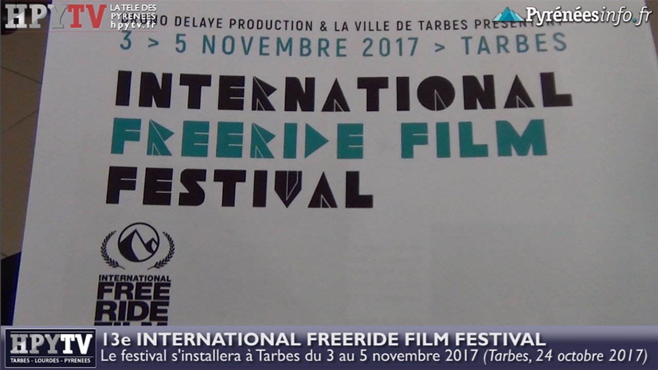 HPyTv Tarbes | L'International Freeride Film Festival s'installe à Tarbes (24 octobre 2017)