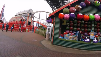Blackpool Pleasure Beach Vlog - 23rd October 2017 (My first ever visit)