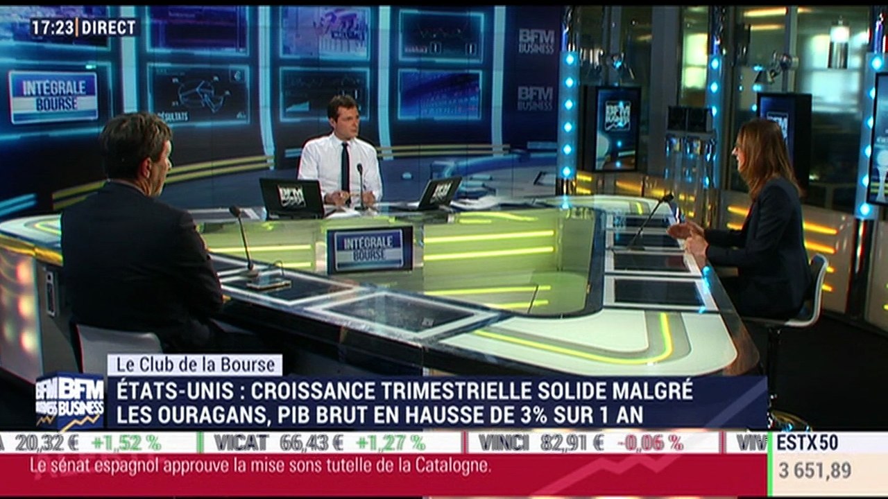 Le Club de la Bourse: Florence Barjou, Alain Pitous et Alexandre Baradez - 27/10