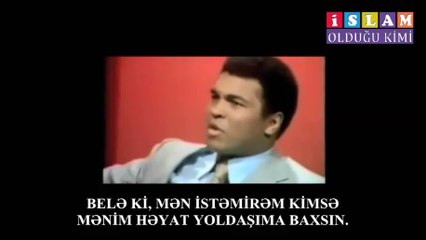 DÜNYA ŞÖHRƏTLİ MUHAMMƏD ƏLİDƏN HİCAB HAQQINDA  MÖHTƏŞƏM ÇIXIŞ_720p