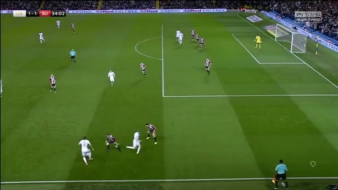 United 1-1 Sheffield Utd 1-1 Kalvin Phillips Goal England  Championship - 27.10.217 Leeds
