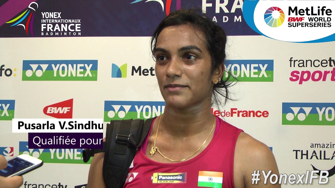 Yonex IFB 2017 : Interview de Pusarla V. Sindhu...