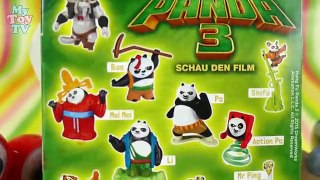 Kung Fu Panda 3 Kinder Surprise Eggs Toys from 2016 Movie