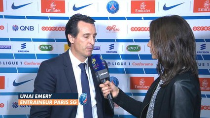 Ligue 1 - 11ème journée - La réaction d'Unai Emery après PSG - Nice