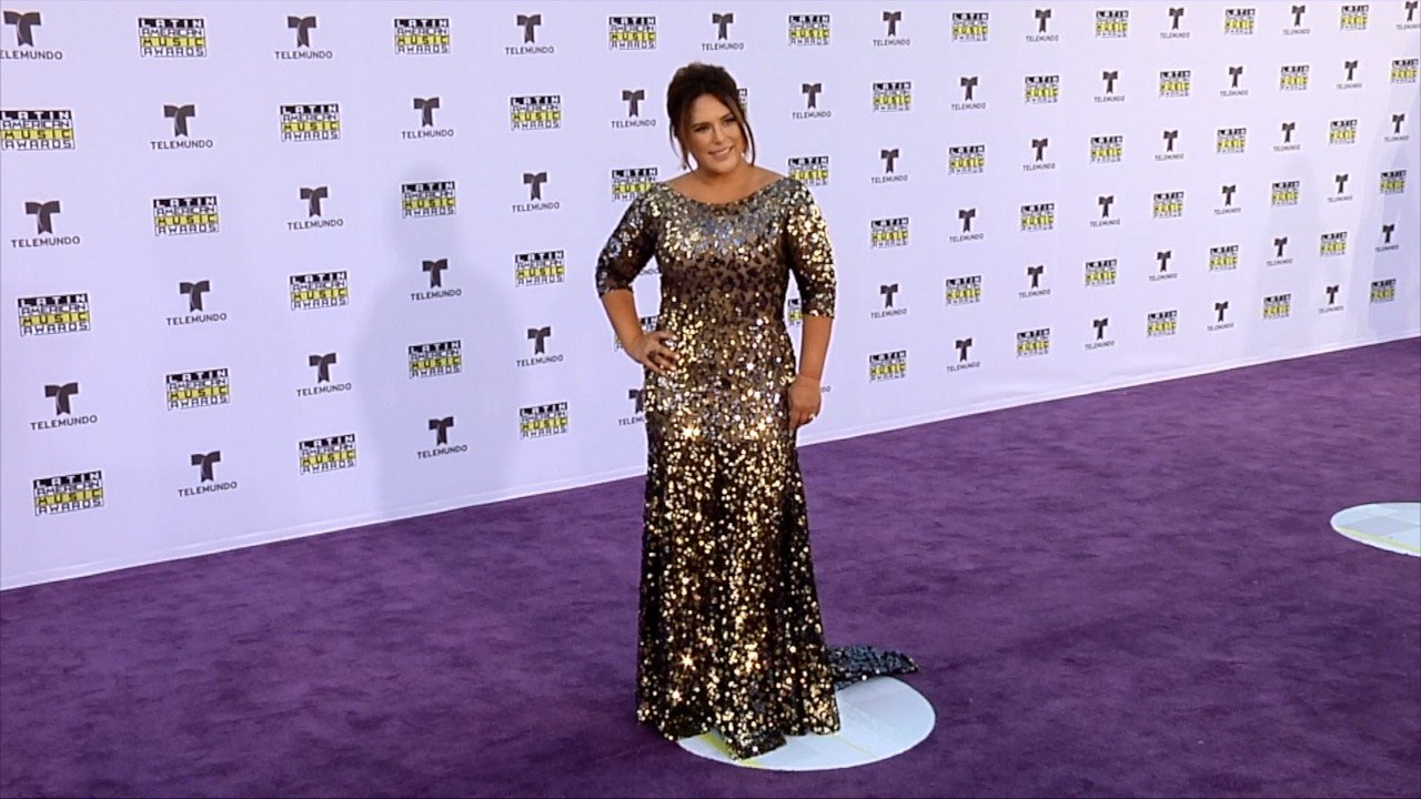 Angelica Vale 2017 Latin American Music Awards Purple Carpet