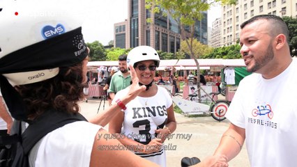 En Brasil personas con deficiencia visual vuelven a montar en bici