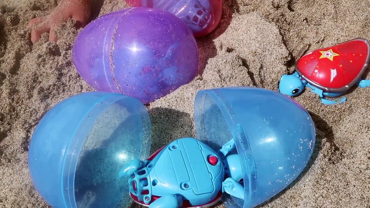 Chase paw patrol Surprise toys Eggs learn colors toddlers kids sand play-doh bunch o balloons-DBvPQ9KBoiY