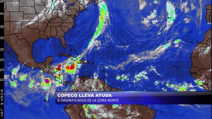 COPECO lleva ayuda a damnificados de la zona norte