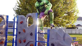 Incredible Hulk and Super Kid in Real Life Hulk vs Big Brother-S5p3EWtg4wQ