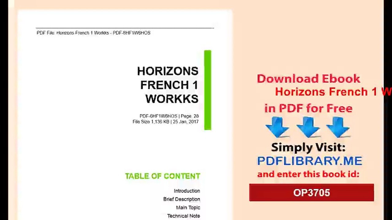 Horizons French 1 Workkspdf