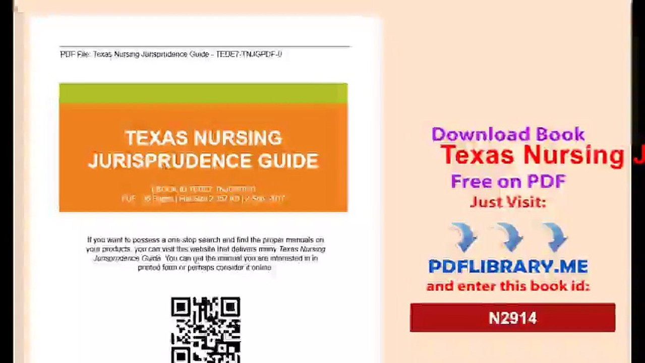 Texas Nursing Jurisprudence Guide