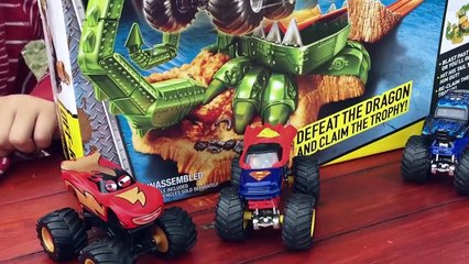 Monster Truck Lightning McQueen Pixar. Cars Off-Road Dragon blast challenge Hot Wheels Toys for kids-uFbtEAL_-P0