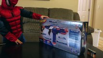 Nerf Launcher Spiderman vs Brother Spiderman _ In Real Life-wbcEWSa9Pik