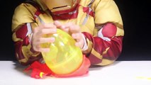NEW Iron Man Play-Doh Surprise Eggs Marvel Avengers Hulkbuster War Machine Iron Patriot Kids Toys-ZkqCmKhPBIM